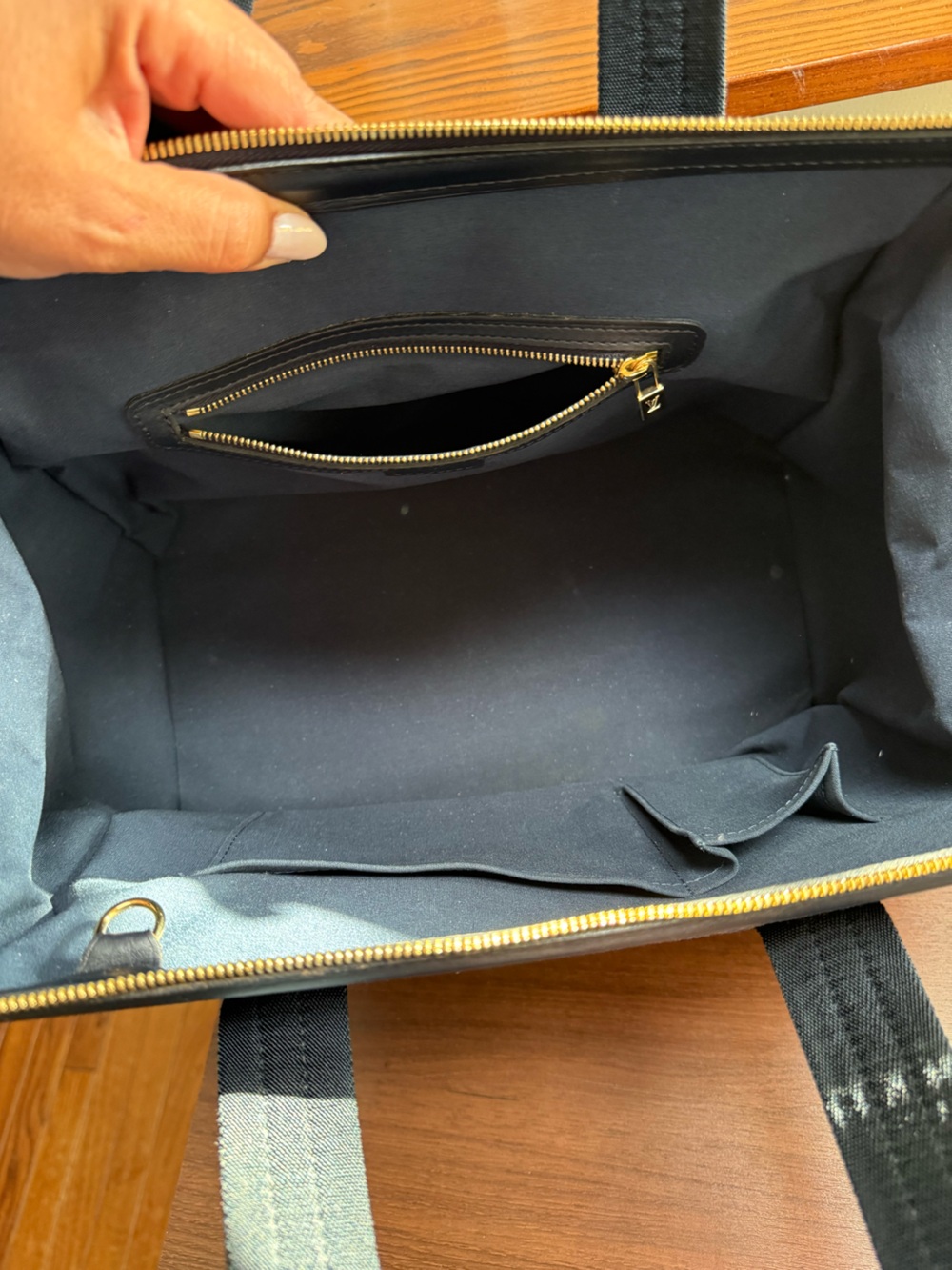Louis Vuitton Navy Josephine Mini Lin Boston GM - Picture 13 of 14